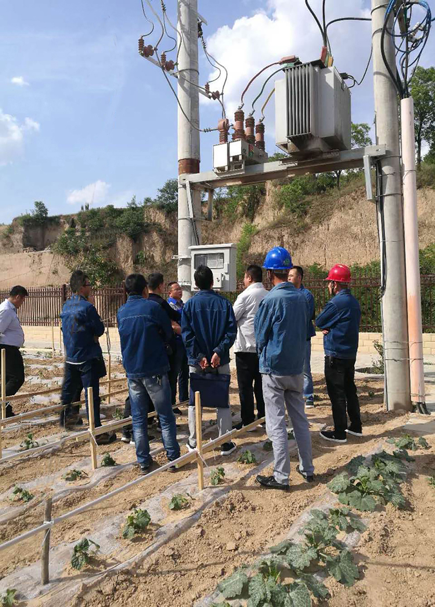 甘肃庆阳市远程停复电改造工程现场验收